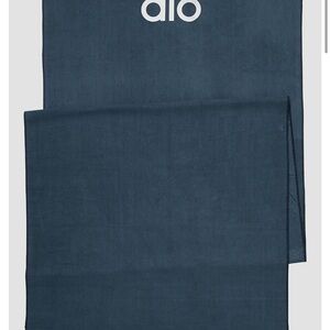 Alo Dark Blue Yoga Towel